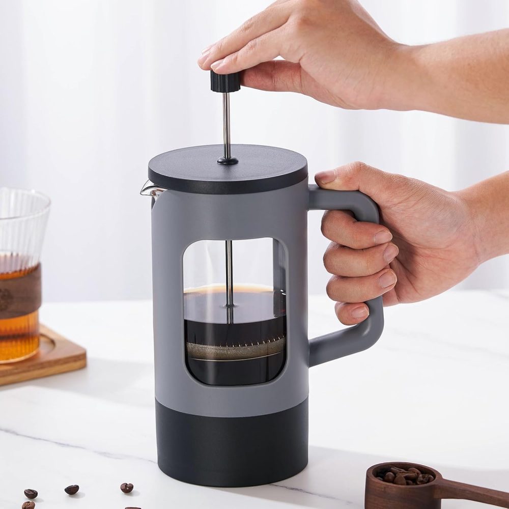 Plastic Housing French press with borosilicate glass - Image 3