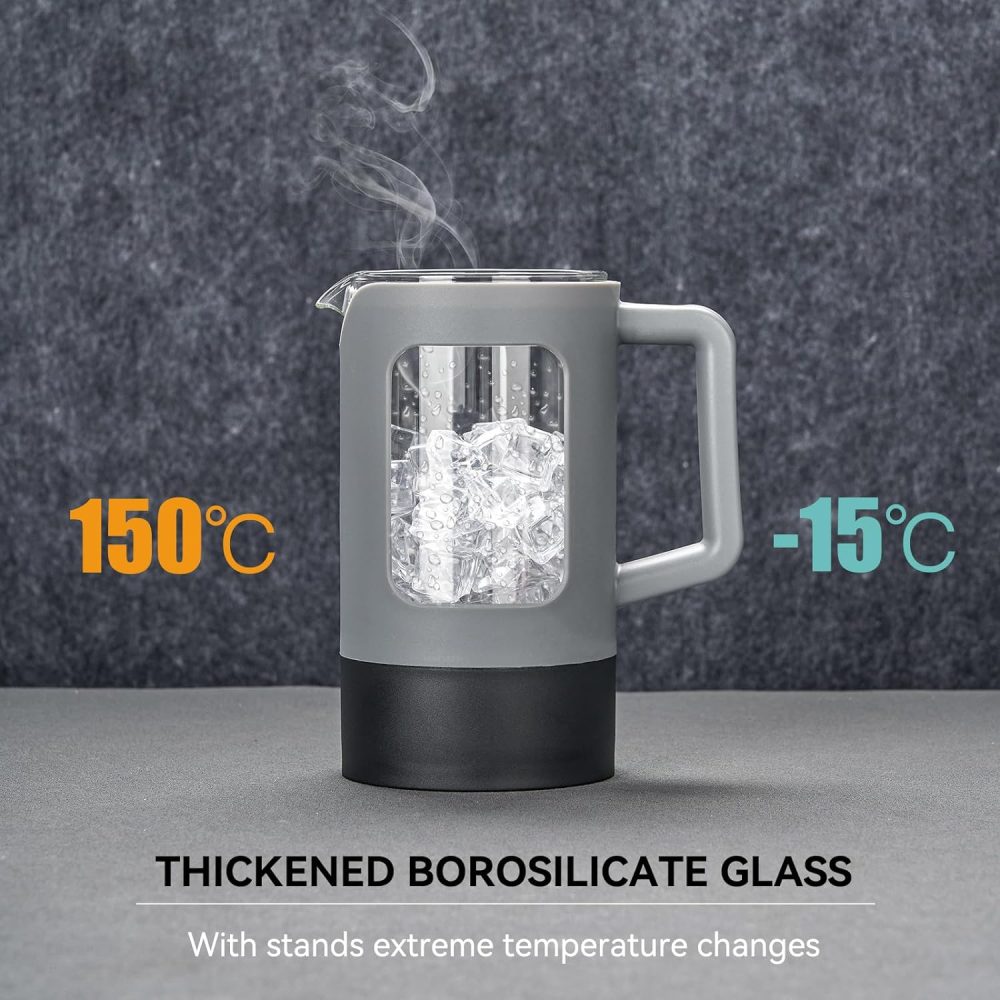 Plastic Housing French press with borosilicate glass - Image 2