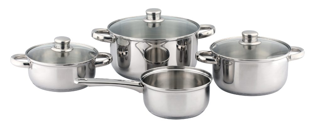 7pcs Stainless steel Cookware Non-stick Set