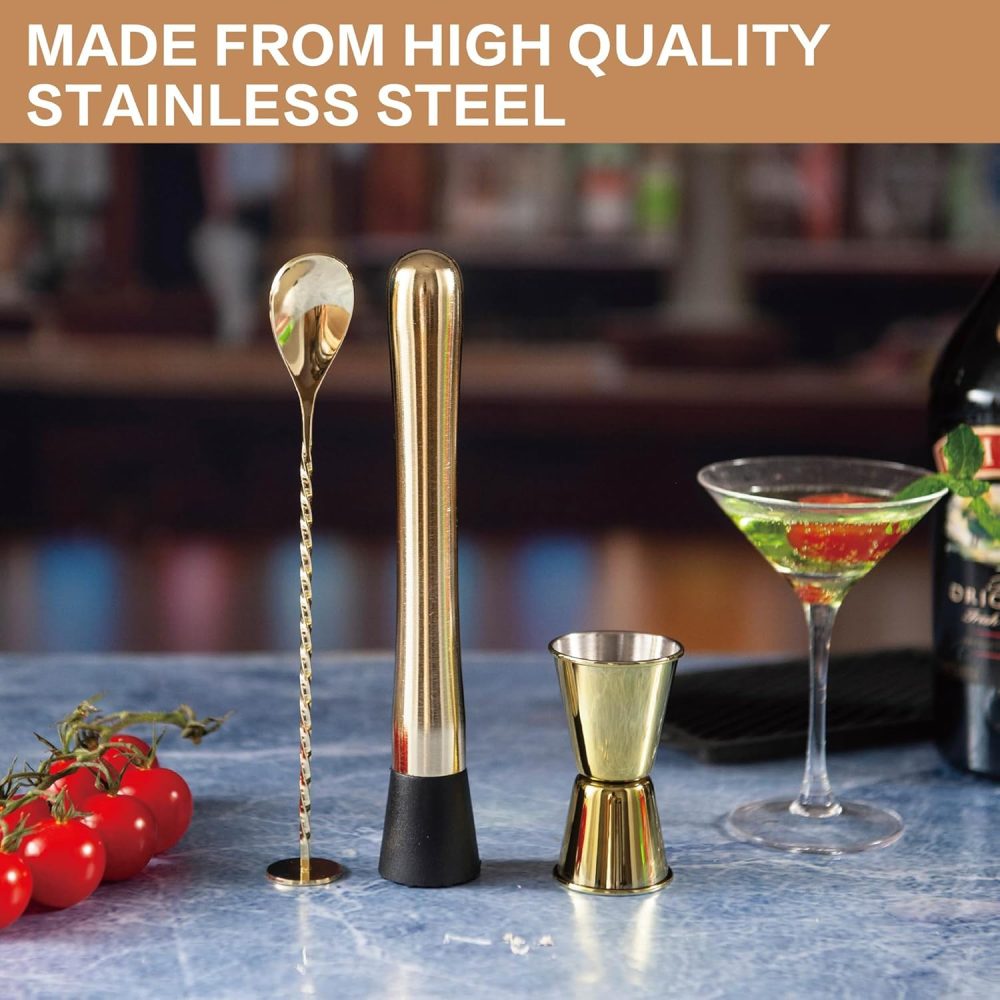 3 pcs Cocktail Set Mixing Tools - Image 3